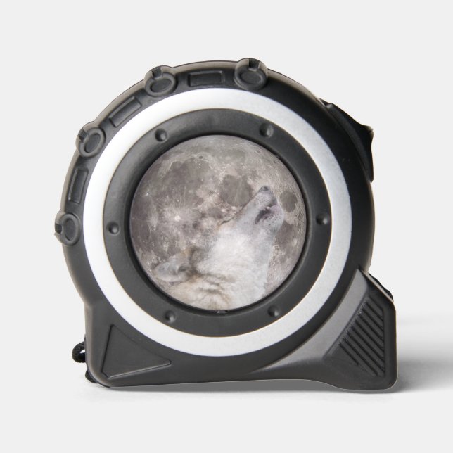 Super Wolf Moon Maßband (Vorderseite)