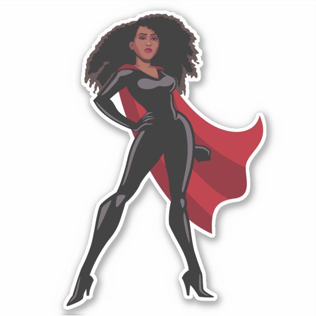 Super Woman Sticker (Vorderseite)