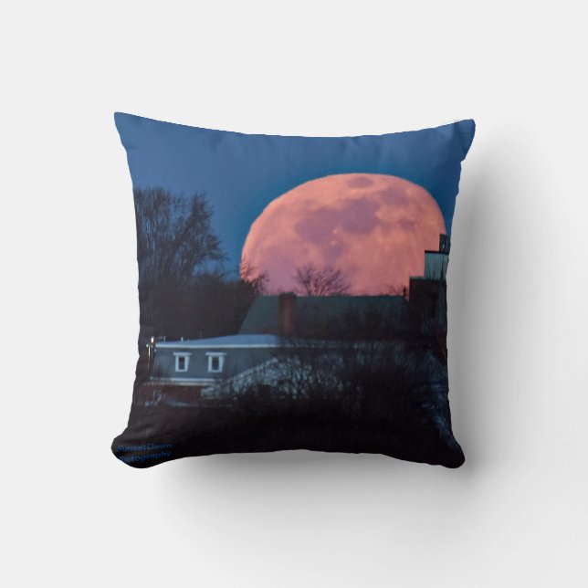 Super Worm Moon 2020 Kissen (Vorderseite)