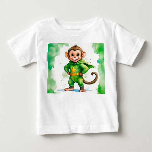 Superaffe, Baby T-shirt (Vorderseite)
