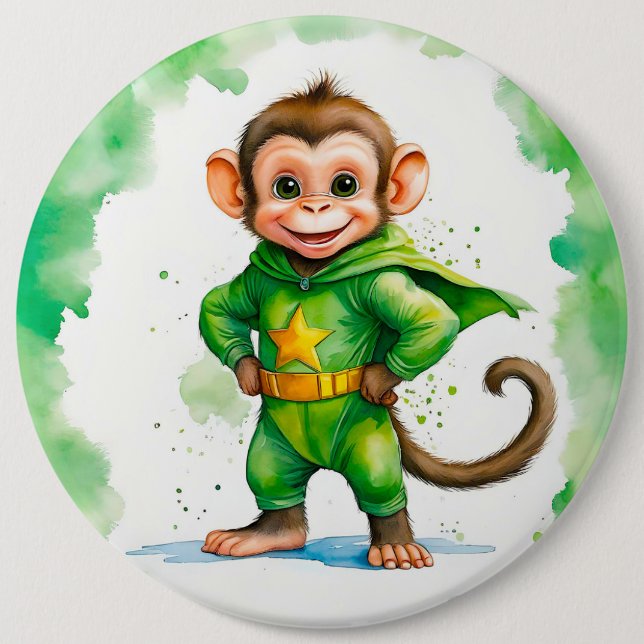 Superaffe, Button (Vorderseite)