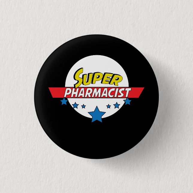 Superapotheker, #Pharmacist Button (Vorderseite)