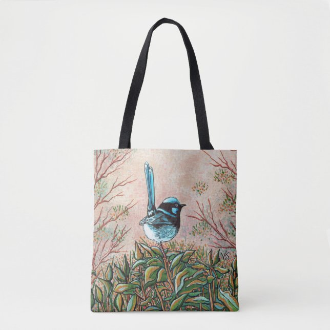 Superb Fairy Wren Tasche (Vorderseite)