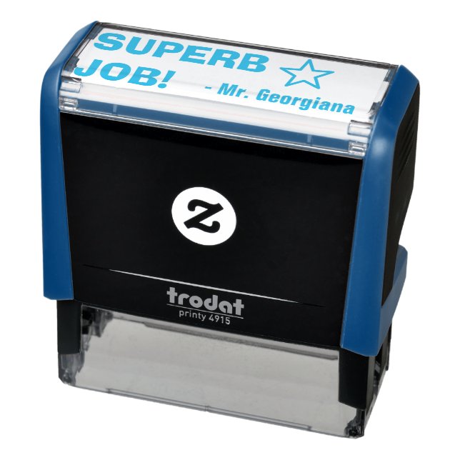 "SUPERB JOB!" Briefmarke für die Kennzeichnung von Permastempel (Produkt)