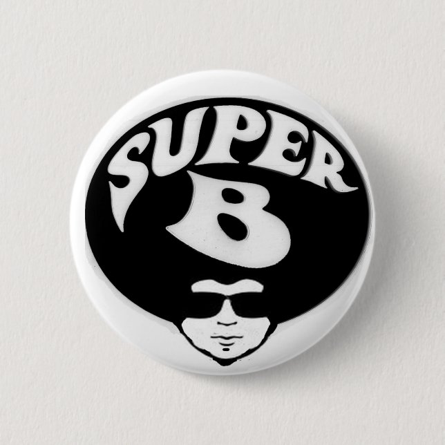 SuperbAfroknopf Button (Vorderseite)