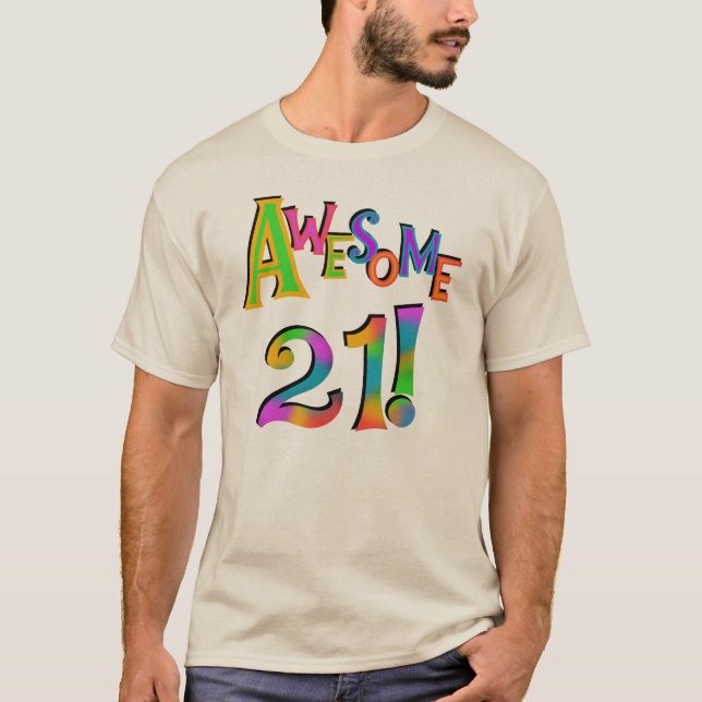 Superbe 21 T-shirts et cadeaux d'anniversaire (Devant)