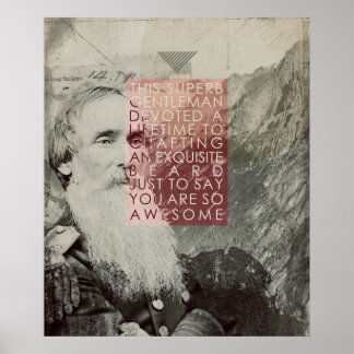 Superbe affiche de Gentleman