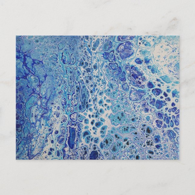 Superbe carte postale des vagues océaniques (Devant)