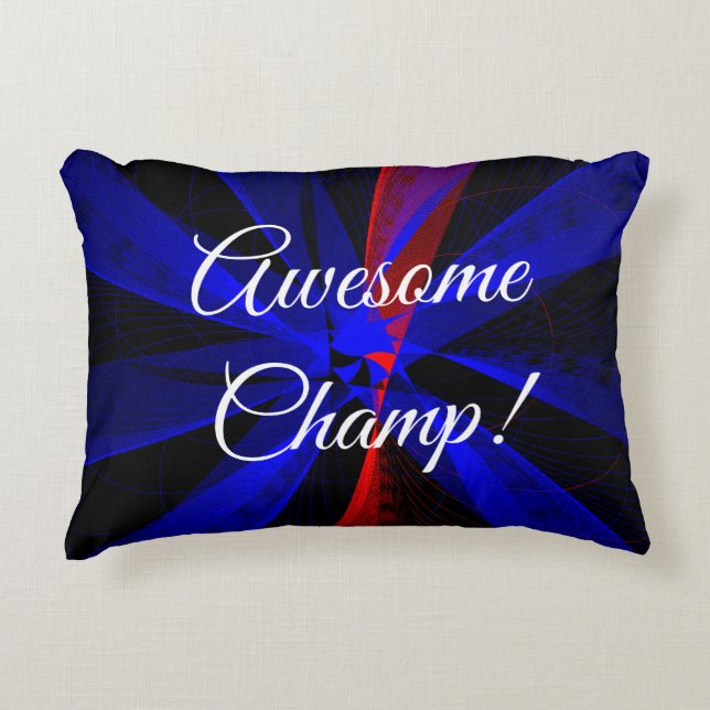 Superbe Champ Coussin d'accents géométrique (Devant)