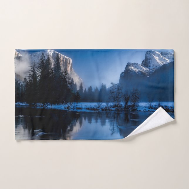 Superbe paysage de parc national yosemite (Serviette à main)