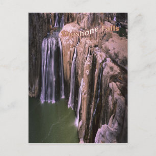 Superbe Shoshone Falls in Idaho, carte postale