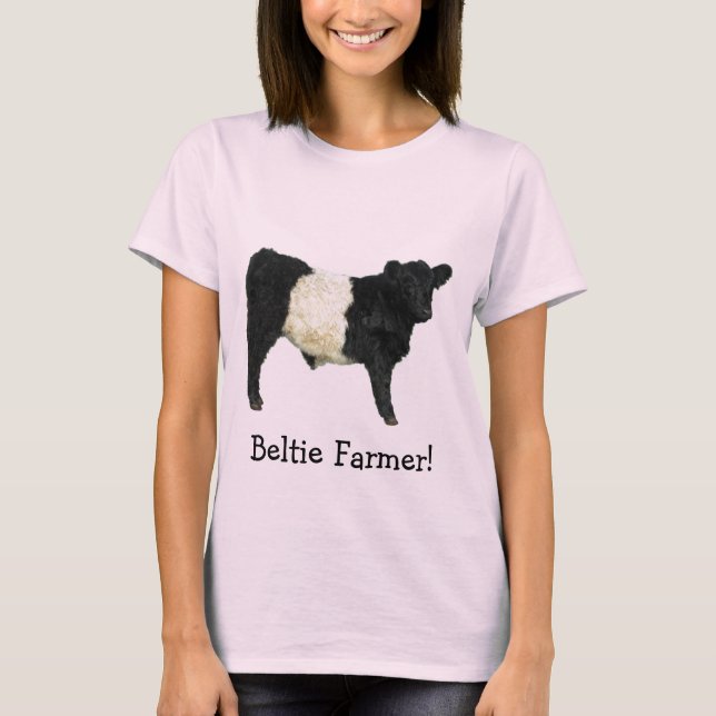 Superbe T-shirt Belted Galloway Steer Cutout (Devant)