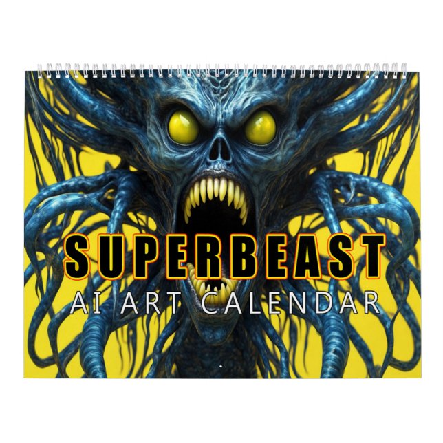 Superbeast KI-Kunst Kalender (Titelbild)