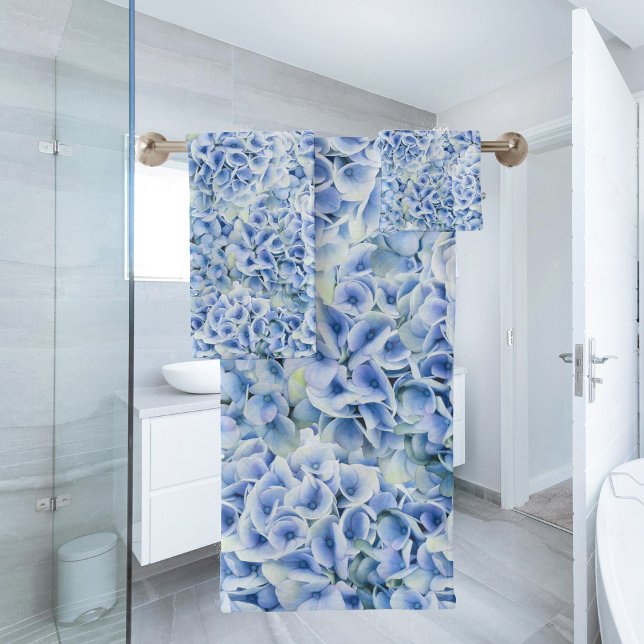 Superbes hydrangées bleues - motif floral (Créateur téléchargé)