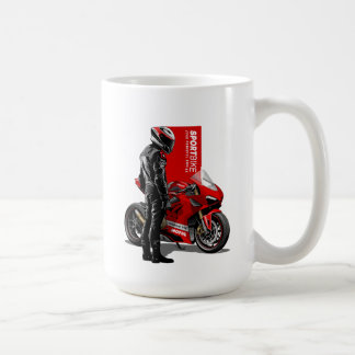 Superbike-Rennsport Maximale Leidenschaft Biker-Gr Kaffeetasse