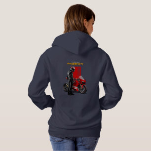 Superbike-Rennsport Maximum Passion Biker-Grafik 2 Hoodie