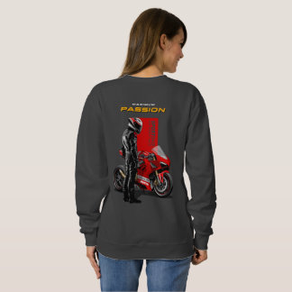 Superbike-Rennsport Maximum Passion Biker-Grafik 2 Sweatshirt