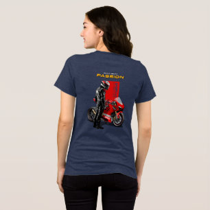 Superbike-Rennsport Maximum Passion Biker-Grafik 2 Tri-Blend Shirt