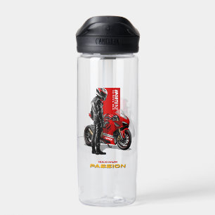 Superbike-Rennsport Maximum Passion Biker-Grafik 2 Trinkflasche