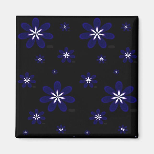 SuperBlumen-Garten-Magnet Magnet (Vorne)