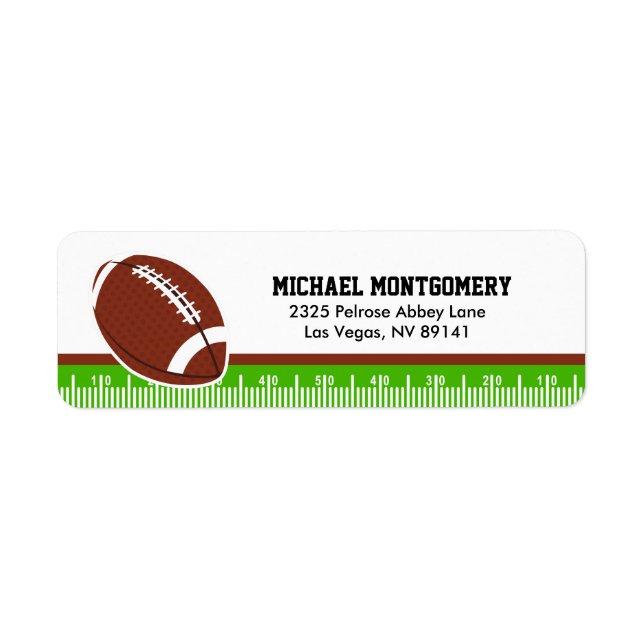 Superbowl Football Rugby Birthday Baby Dusche (Vorne)