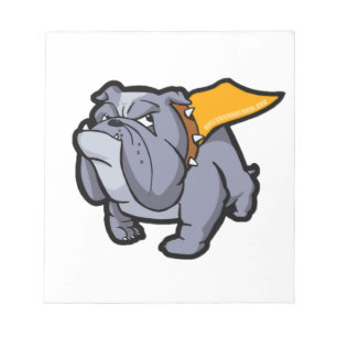 Superbullie (durch Bulldoggen-Hafen Nanowatt) Notizblock