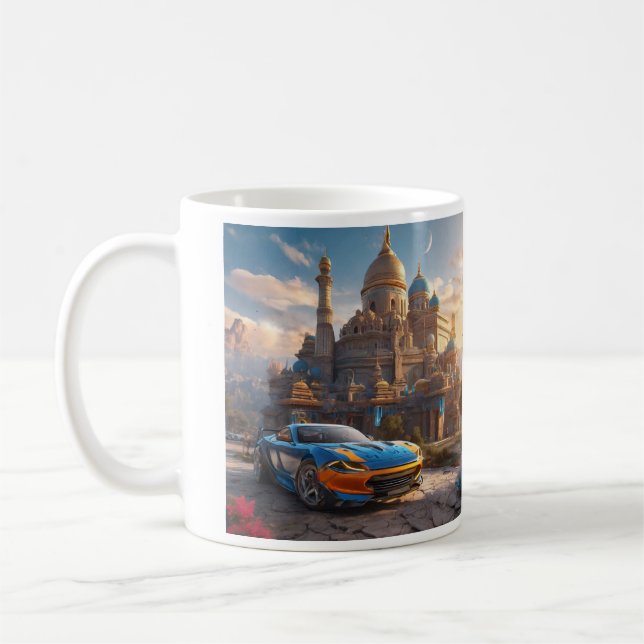 Supercar cool schönes Kloster Kaffeetasse (Links)