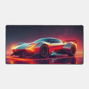 Supercar für futuristische Sportarten Schreibtischunterlage