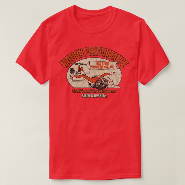 Supercars für Bewegungsleistung T-Shirt (Design vorne)