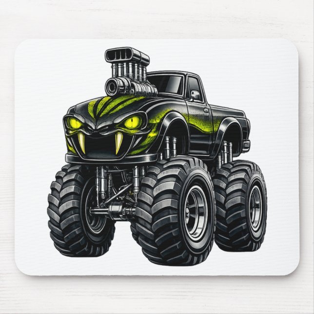 Supercharged Snake-Eye-Monstertruck Mousepad (Vorne)