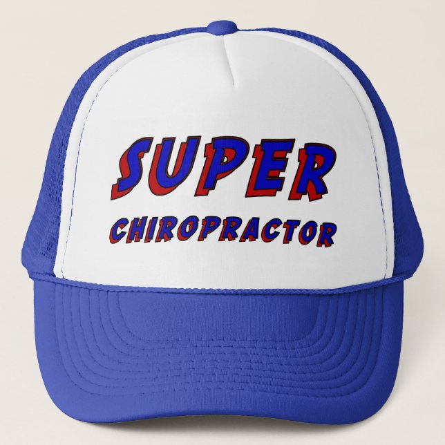 Superchiropraktor-Hut Truckerkappe (Vorderseite)