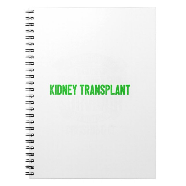 SuperCoole Transplantatübergabe Überlebenspende Notizblock (Vorderseite)