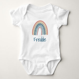 Supercute Boho Regenbogen Baby Bodysuit Baby Strampler