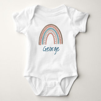 Supercute Boho Regenbogen Baby Strampler