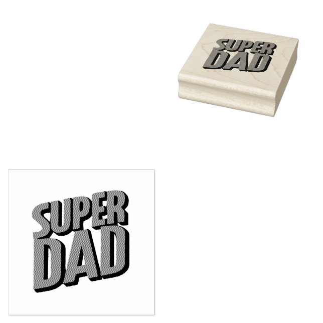 Superdad Gummistempel (Stempel)