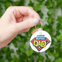 Superdad - Heroischer Tribute Metal Schlüsselanhän