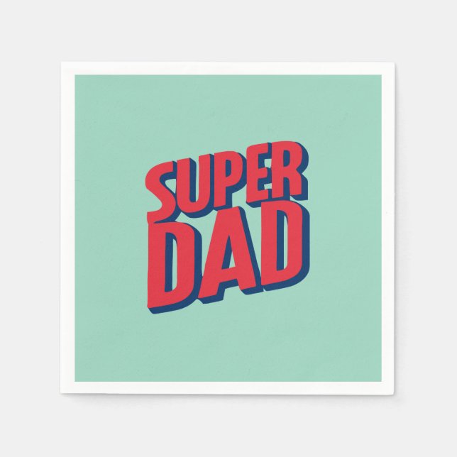 Superdad Serviette (Vorderseite)