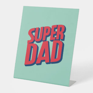 Superdad Sockelschild