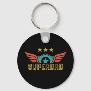 Superdad Superhero Vater Vater's Day Daddy Schlüsselanhänger