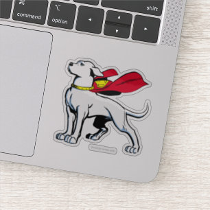 Superdog Krypto Aufkleber