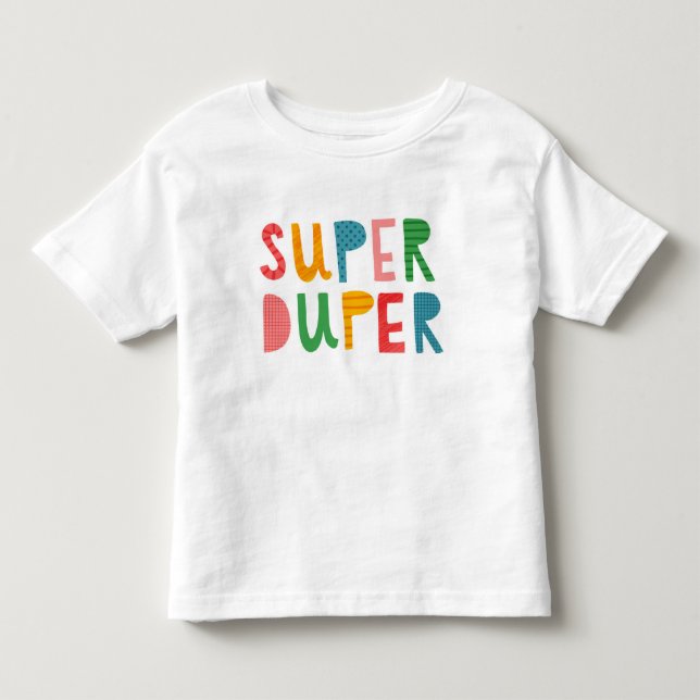SuperDuper Kleinkind T-shirt (Vorderseite)