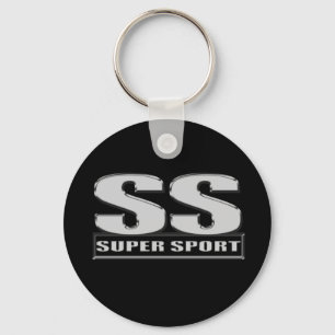 Superduper Sportschwarzes Schlüsselanhänger