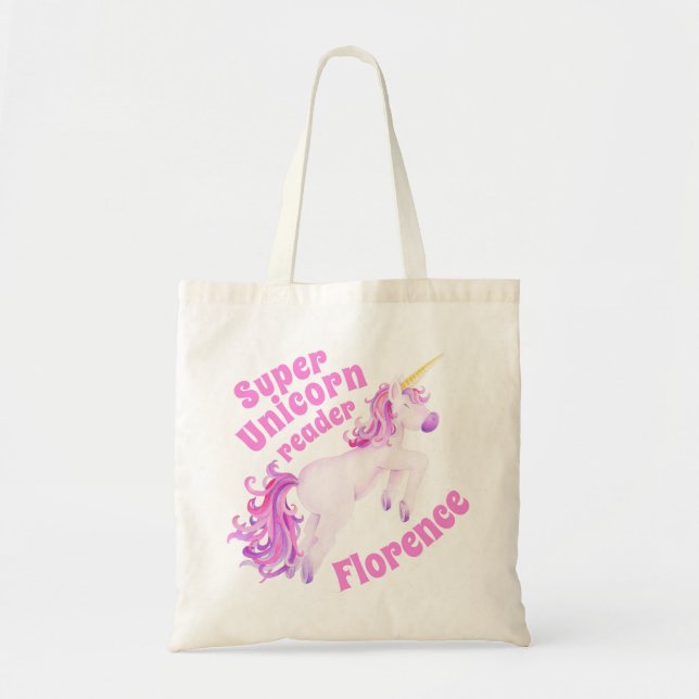 SuperEinhornleser scherzt Kunstbuchtasche Tragetasche (Vorne)