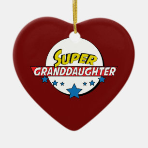 Superenkelin, #granddaughter keramik ornament