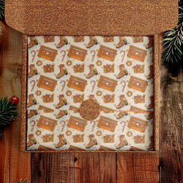 Superfloral Retro Christmas Joy Seidenpapier