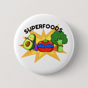 Superfood Funny Gemüse Puppe Button