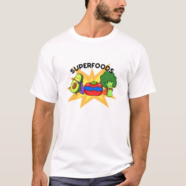 Superfood Funny Gemüse Puppe T-Shirt (Vorderseite)