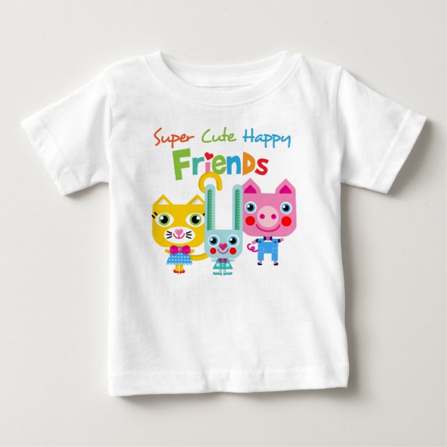 superfriends.png baby t-shirt (Vorderseite)