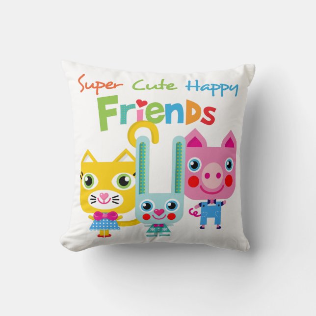 Superfriends.png Kissen (Vorderseite)