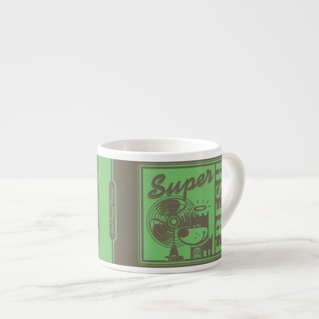 SUPERfrisches Espressotasse (Vorderseite Rechts)